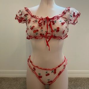 Cherry see through set